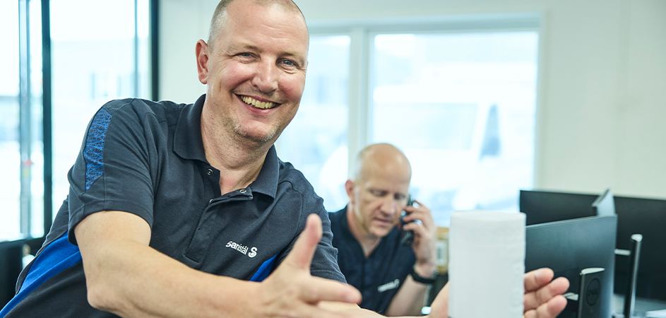 Idérig medarbejder printer unik FlexBox-lampe