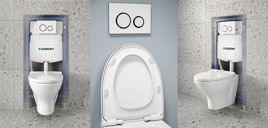 Kombinér Ifö Spira med indbygningscisternen Duofix fra Geberit