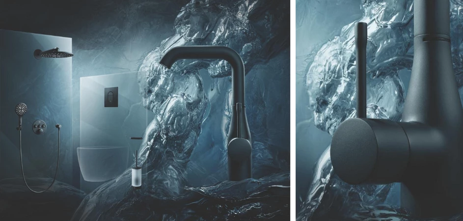 Phantom Black: Eksklusiv finish til badeværelse og køkken