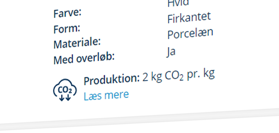 Nu kan du se varens CO2-belastning i Ahlsells webbutik