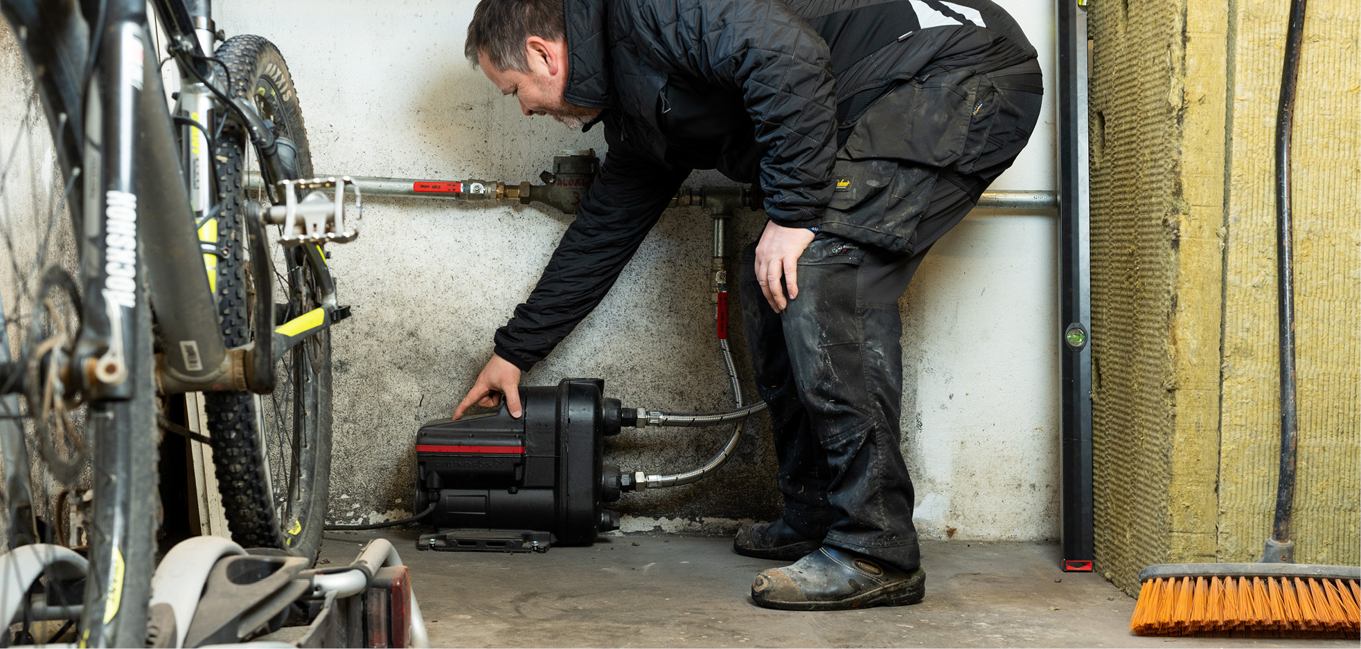 Ny generation af Grundfos SCALA2 til boliger,  der mangler tryk på vandet