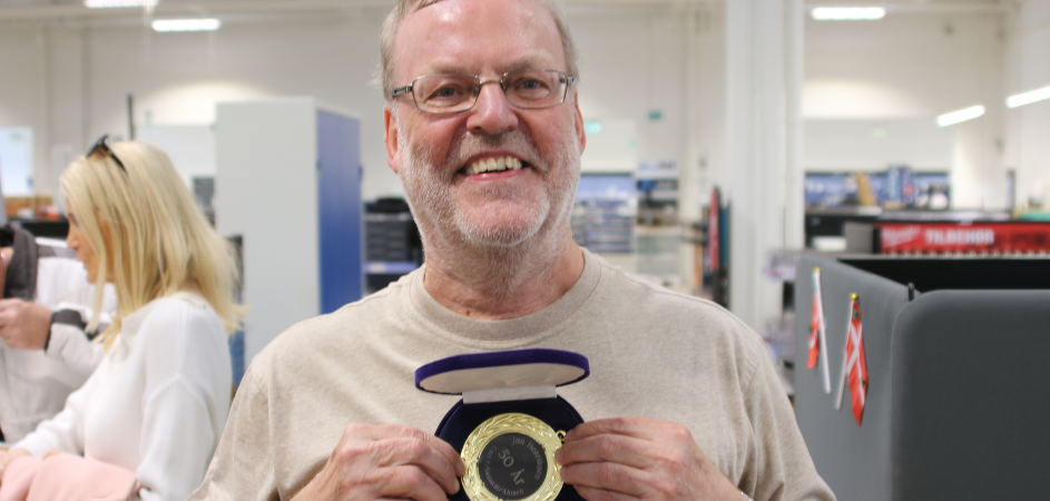 50 års jubilaren Jan fejret af kunder og kolleger