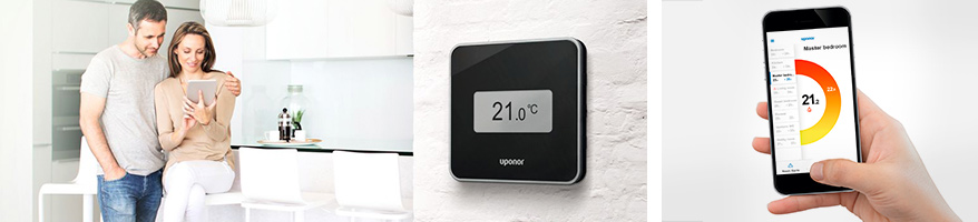 Uponor Smatrix Pulse system til gulvvarmestyring