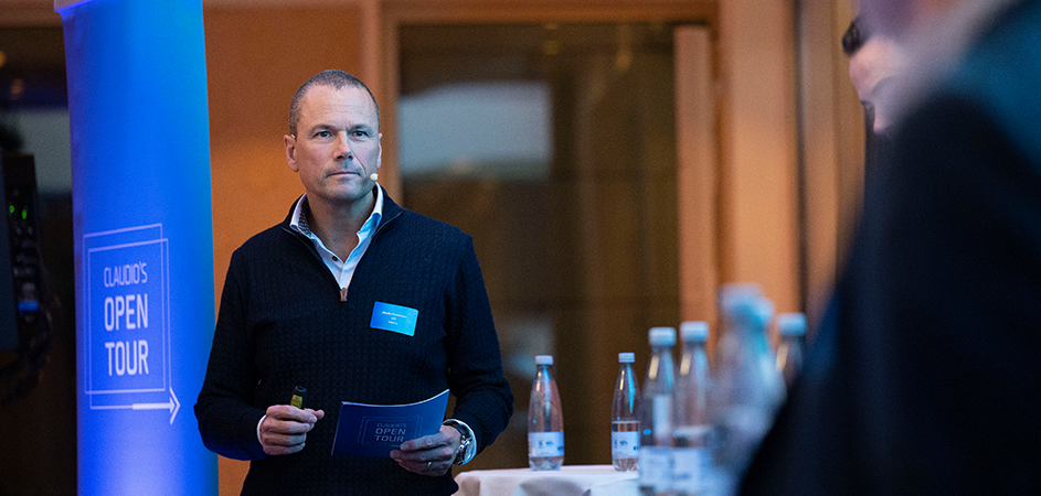 Højt humør og stor spørgelyst på Claudio’s Open Tour