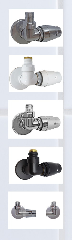 Vinkelløbende ventilsæt med returtermostat fra Kriss – alt i ét varenummer