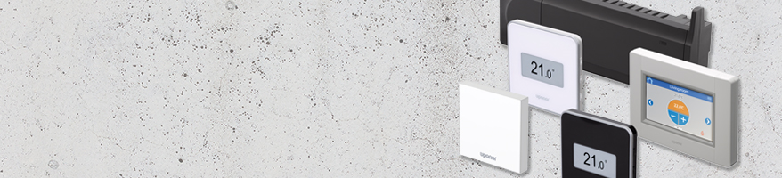 Nyt, lækkert design til gulvvarmetermostaten