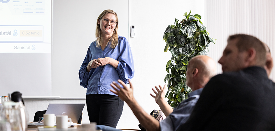 Brian og kollegerne er klar til at hjælpe kunderne med grønne valg
