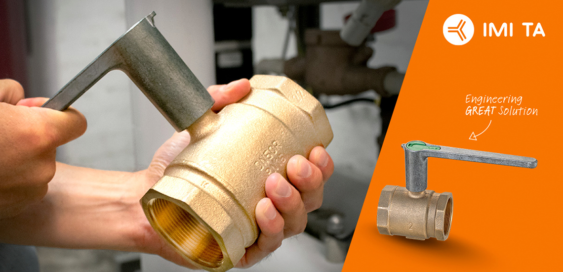 Ny kugleventil i rødgods erstatter TA 500-ventilen