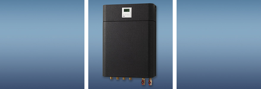 Fjernvarmeunit med elektronisk styring sænker energiforbruget