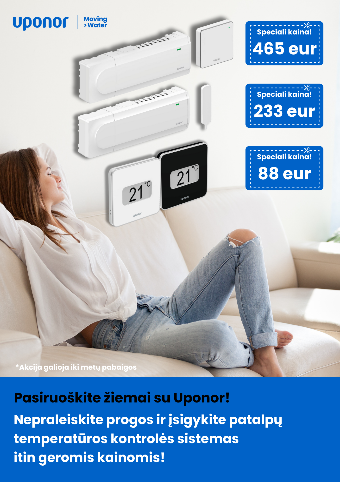 Pasiruoškite žiemai su UPONOR!