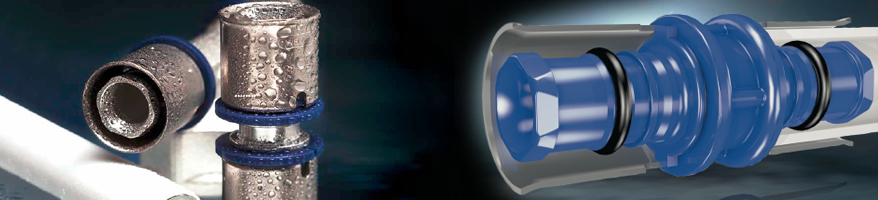 Wavin presfittings i metal eller plastik er garanteret utætte