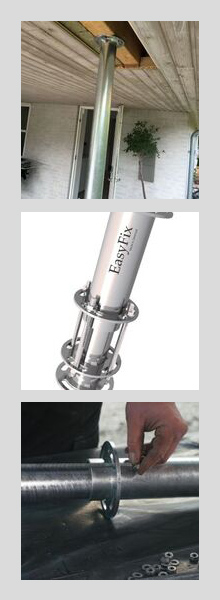 Spar kostbar tid med justérbare, bærende søjler