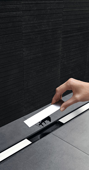 Nemt installeret designafløb fra Geberit