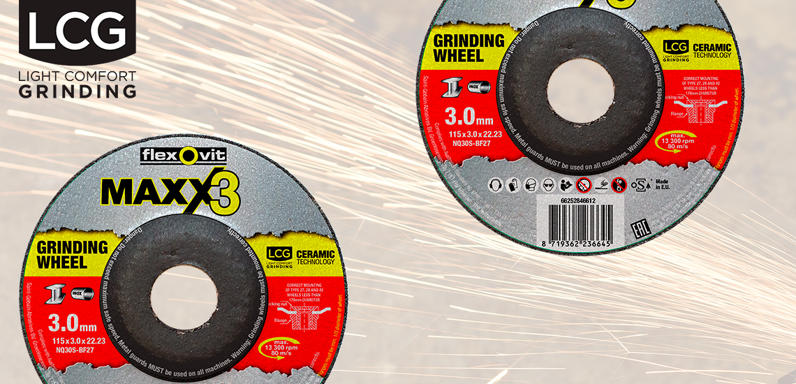 Slib præcist, jævnt og hurtigt med ny 3 mm skrubskive