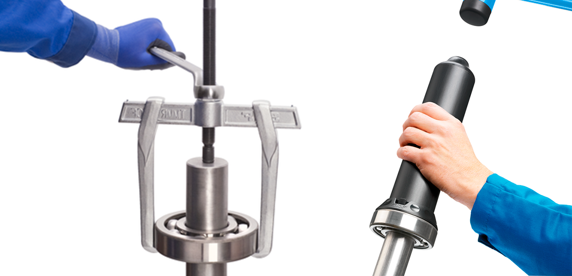 SKF leverer bred vifte af hjælpemidler til montering af forskellige lejetyper