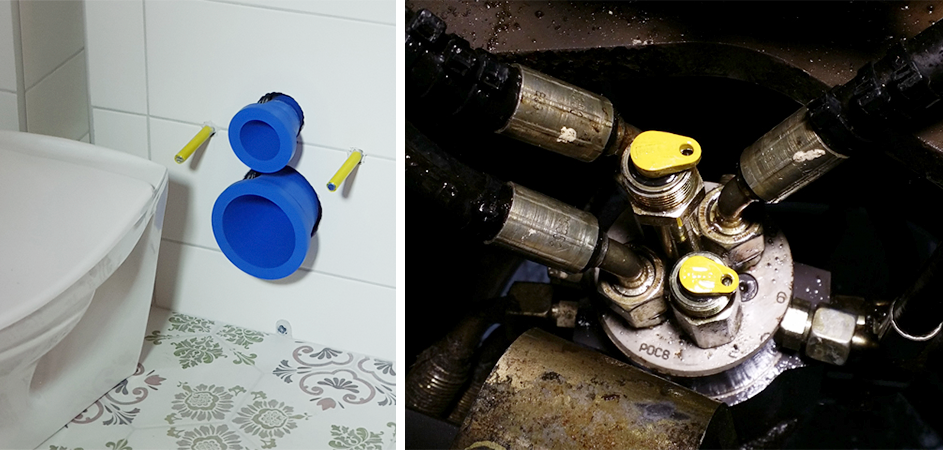 Tryk, twist og forsegl! Med YELLOC servicepropper har det aldrig været nemmere at undgå spild af olie og kemikalier