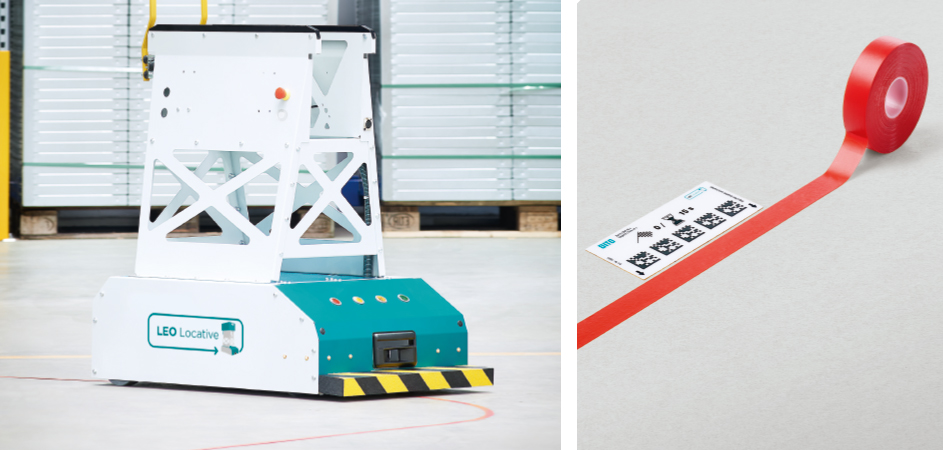 Eliminér intern transporttid med LEO Locative-robotten