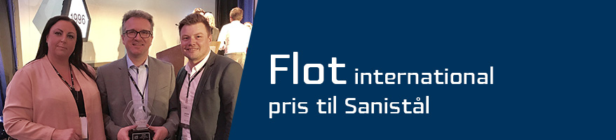 Flot international pris til Sanistål