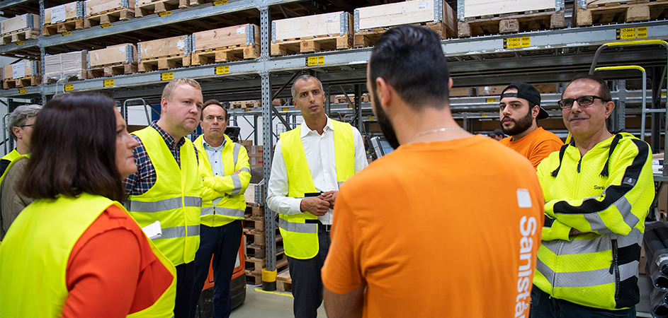 Minister besøger Saniståls integrations-succes