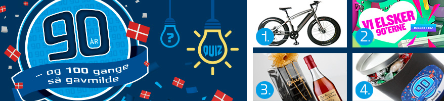 Vindere 90er quiz