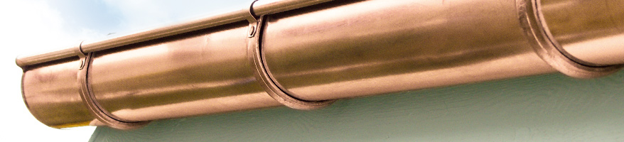 Sanistål første lagerførende grossist i Danmark af kobbertagrender i den høje VMZINC kvalitet