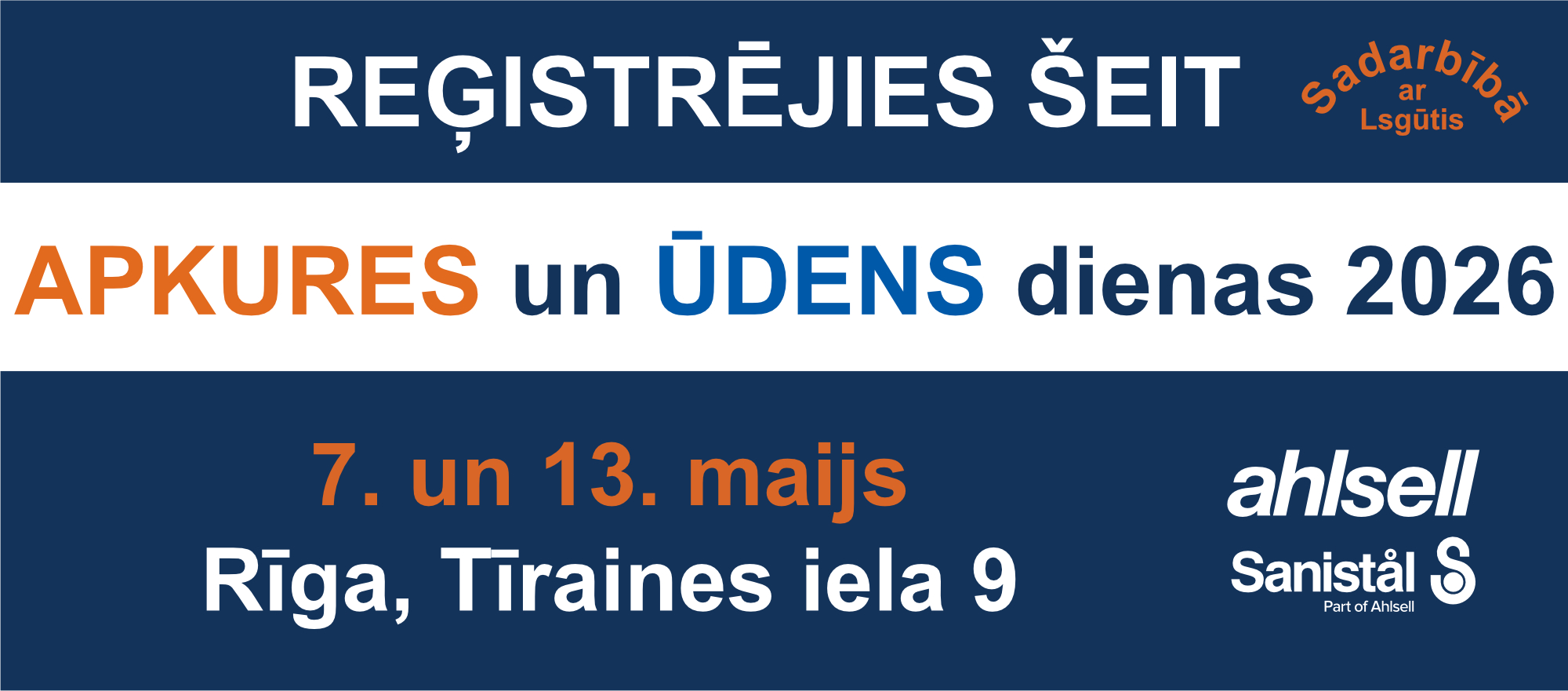 Apkures un Ūdens dienas 2026