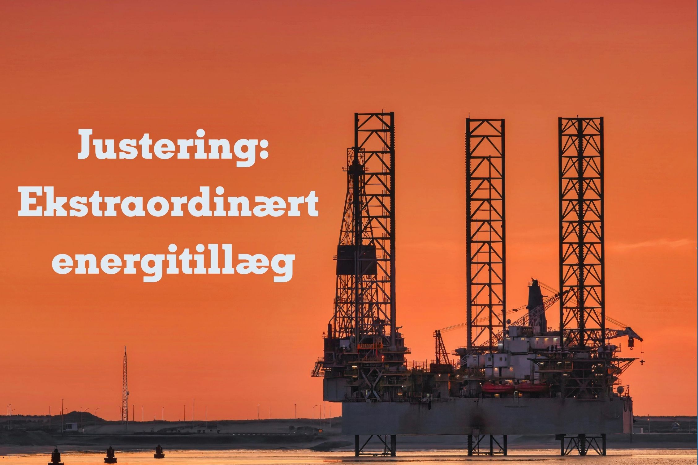 Justering: Ekstraordinært energitillæg på leverancer