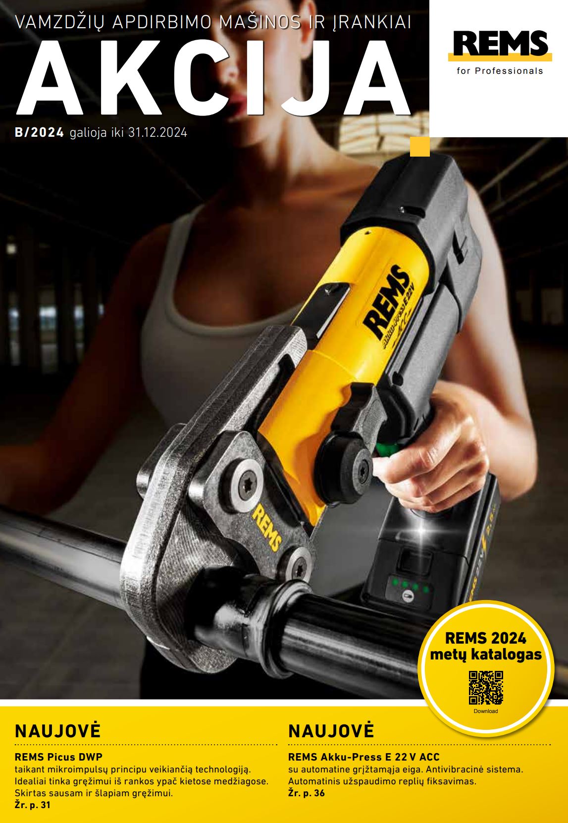 REMS akcijų katalogas 2024